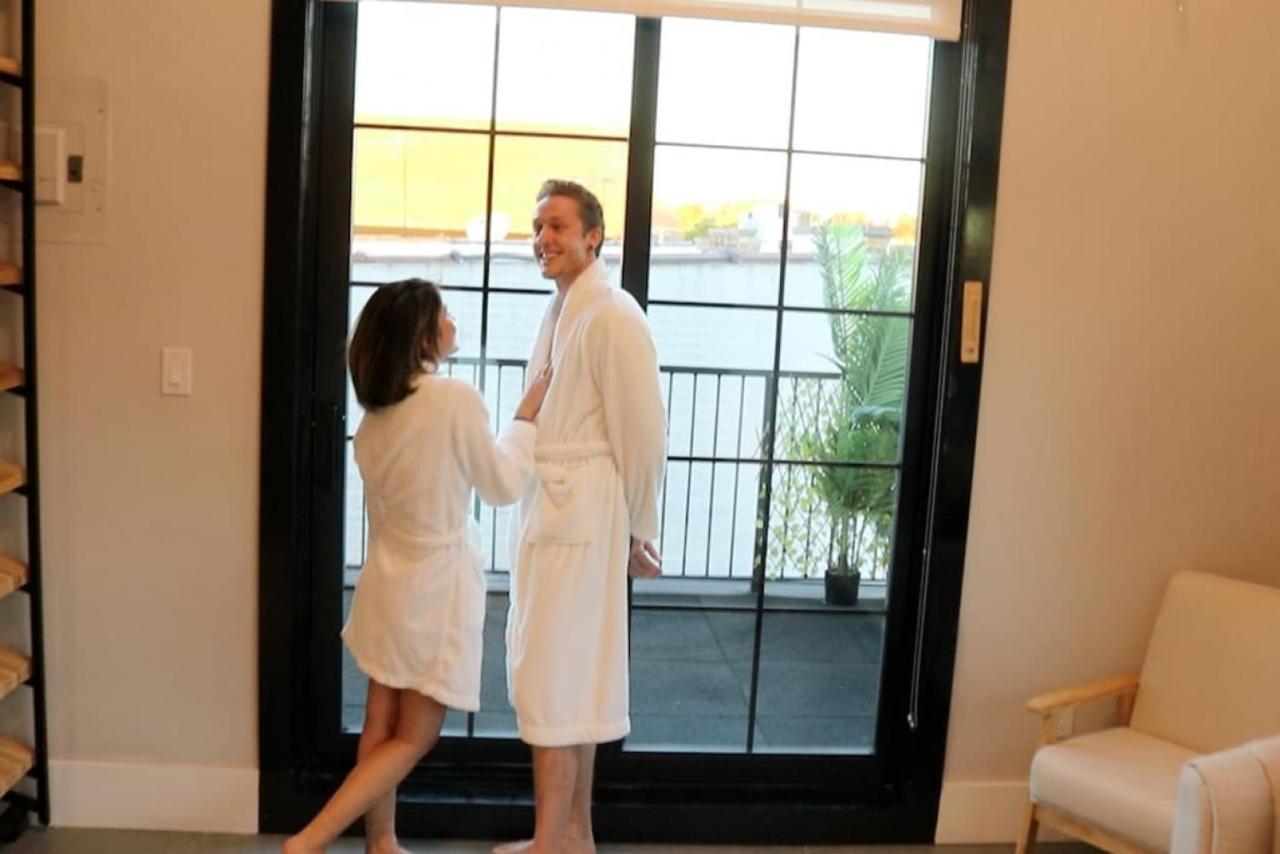 Nyc Skyline Views, Sauna & Rooftop - Romantic Escape At "Brooklyn Bay Lofts" New York Eksteriør bilde